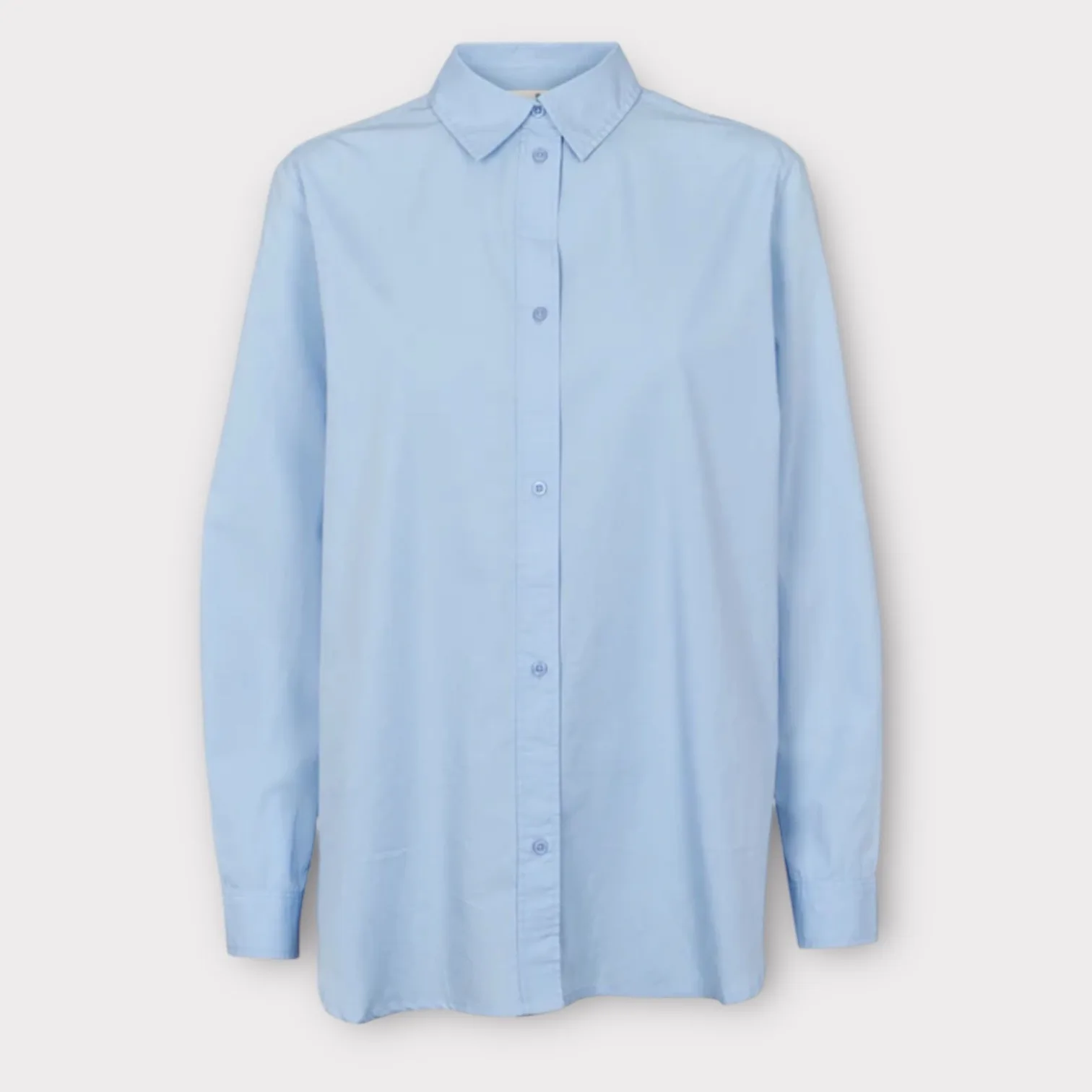 Basic Apparel Silje LS Shirt Frozen Fjord