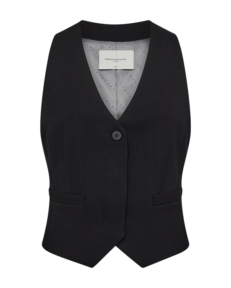 Copenhagen Muse Cmtailor Waistcoat Black