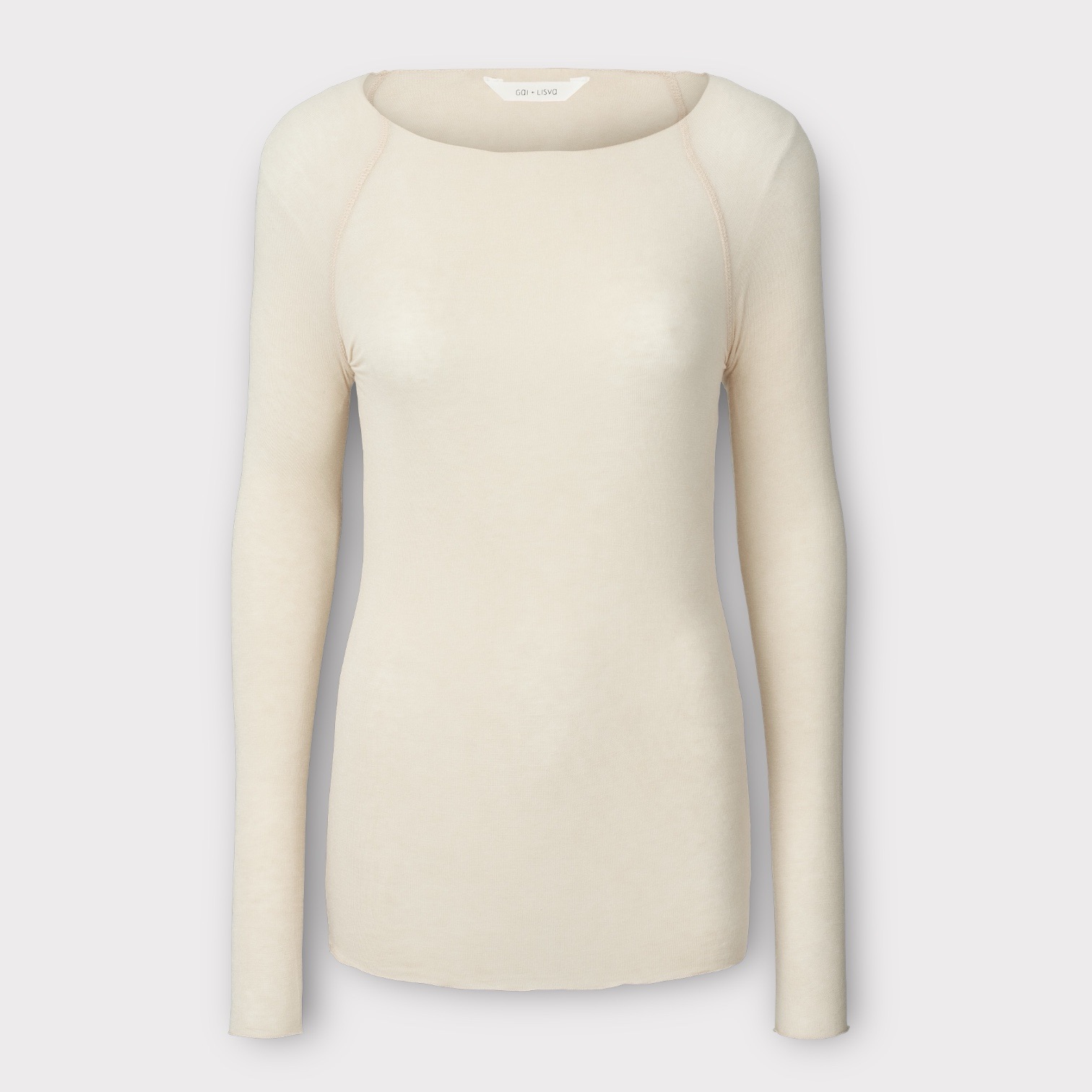 Gai+Lisva Amalie L/S Wool Top Nature 2