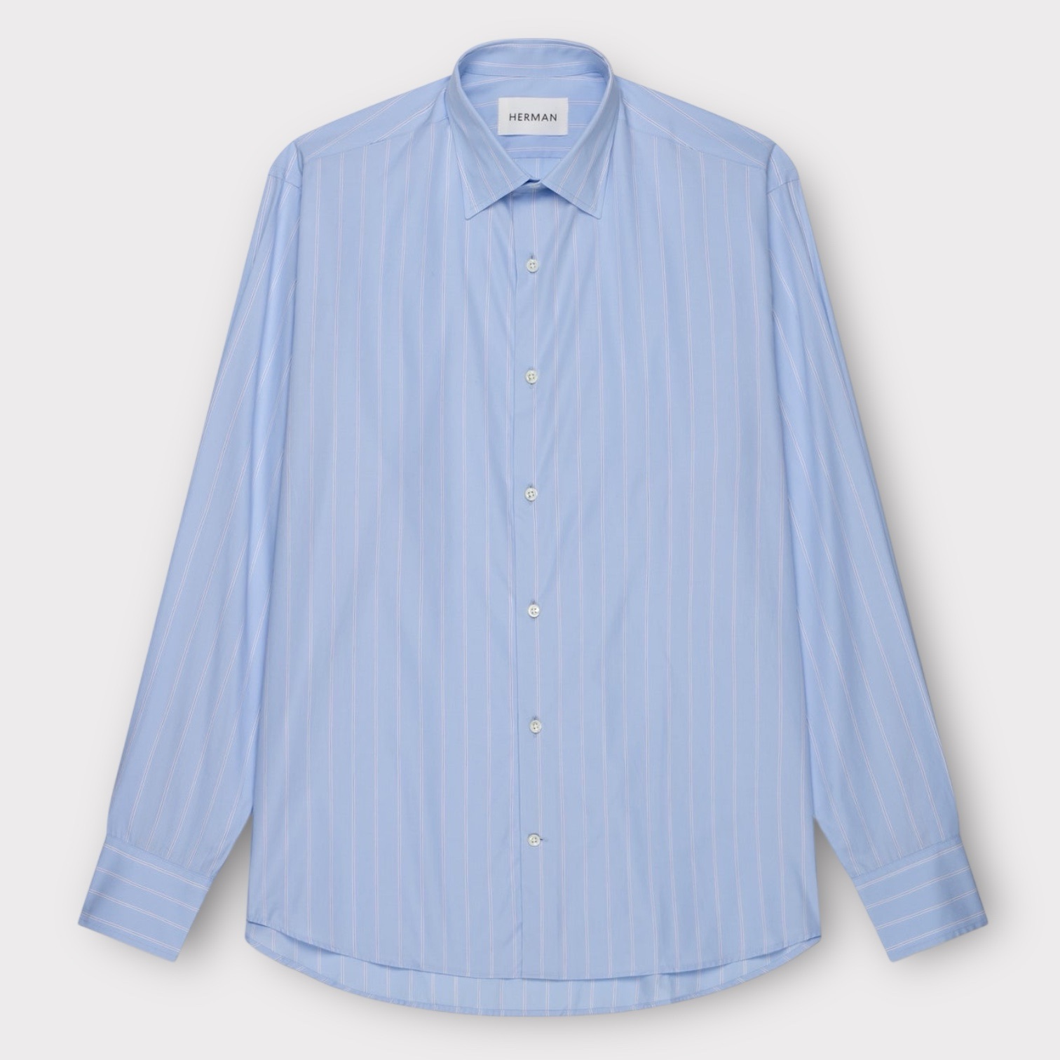 Herman Shirt Chambray Blue Stripe