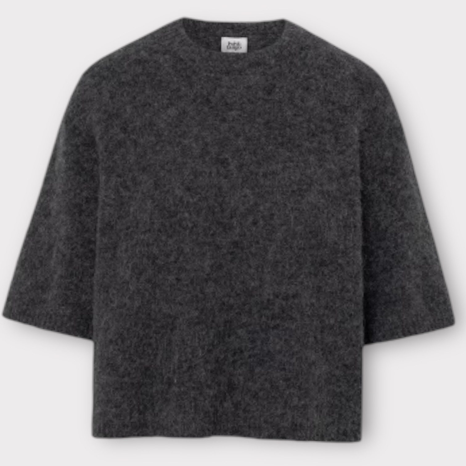 Twist & Tango Madina Short Slv Knit Blackish Melange