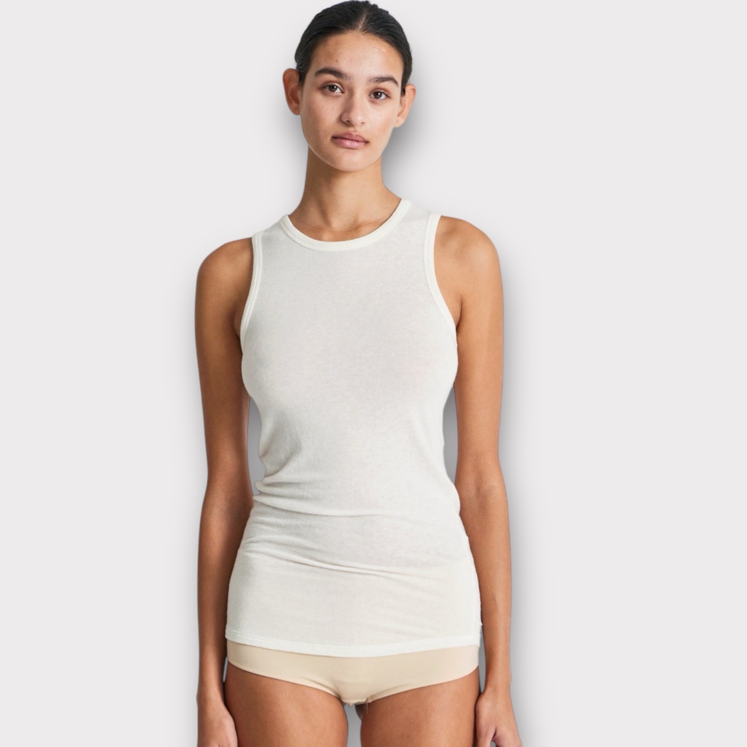 Gai & Lisva Alberte Wool Top Offwhite