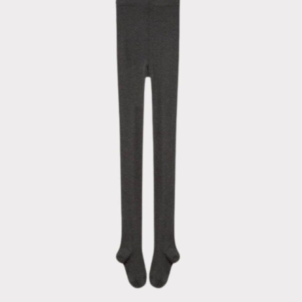 Plisse Piscata Panty Hose Grey