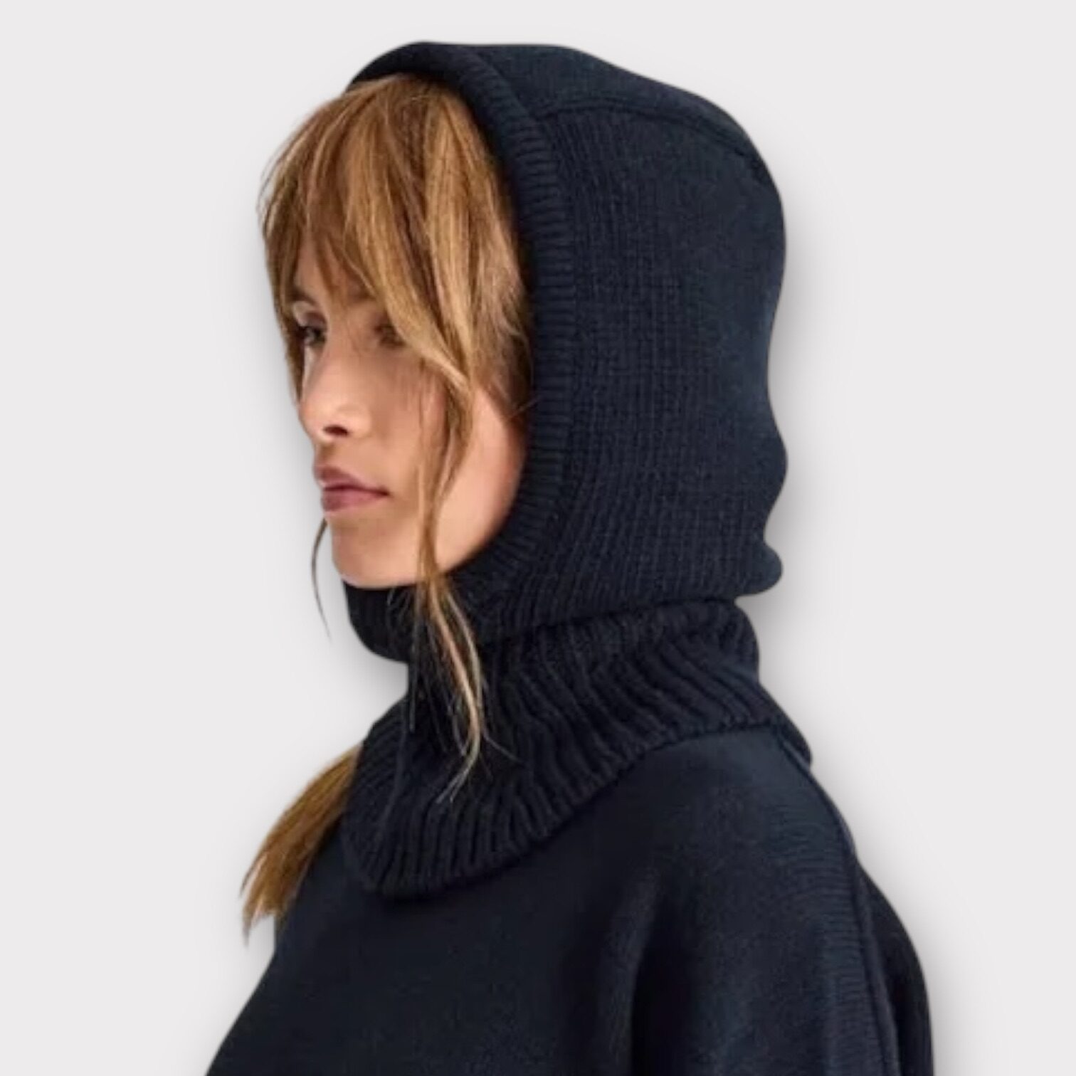 Balaclava Lambswool GOTS Navy