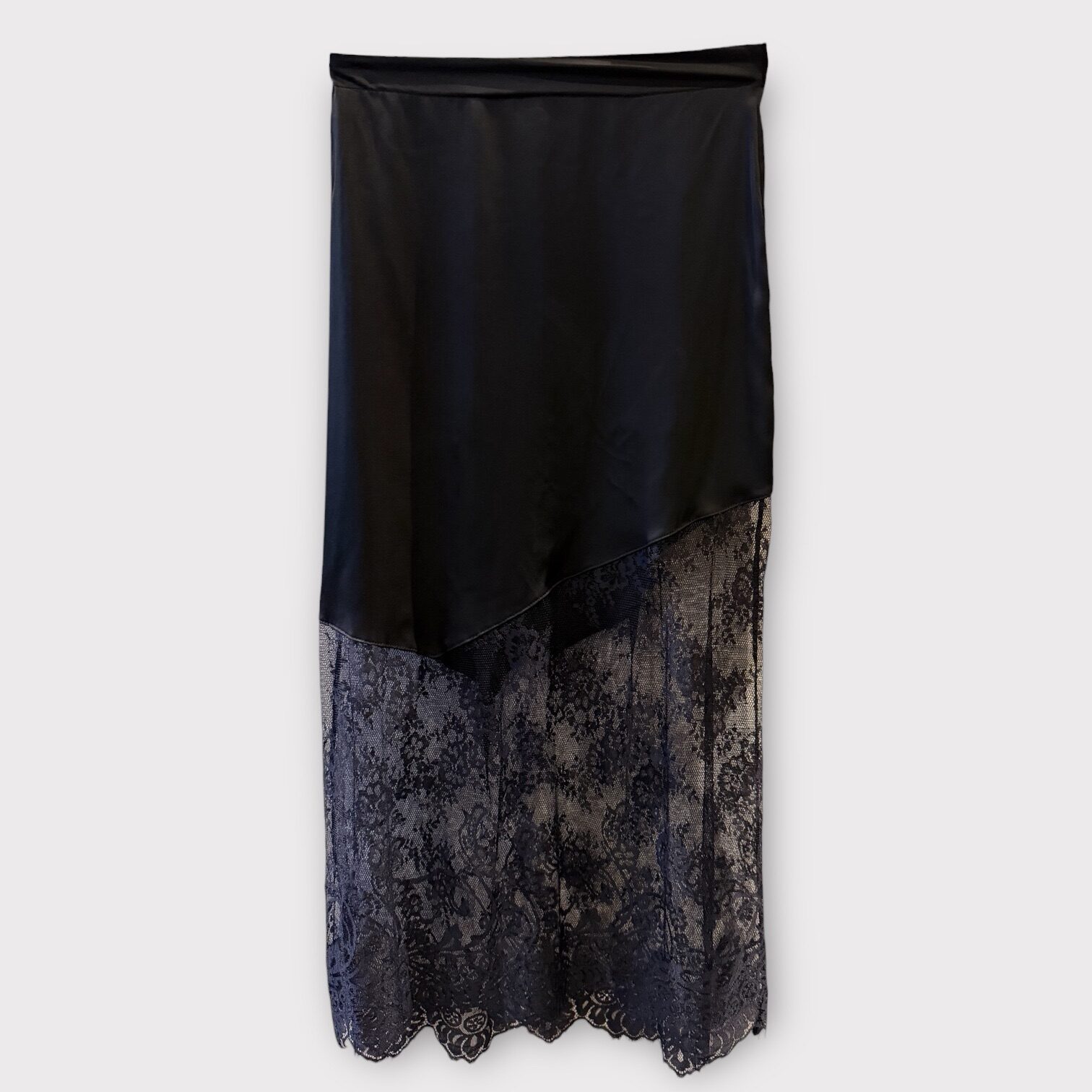 Skirt med Lace Black