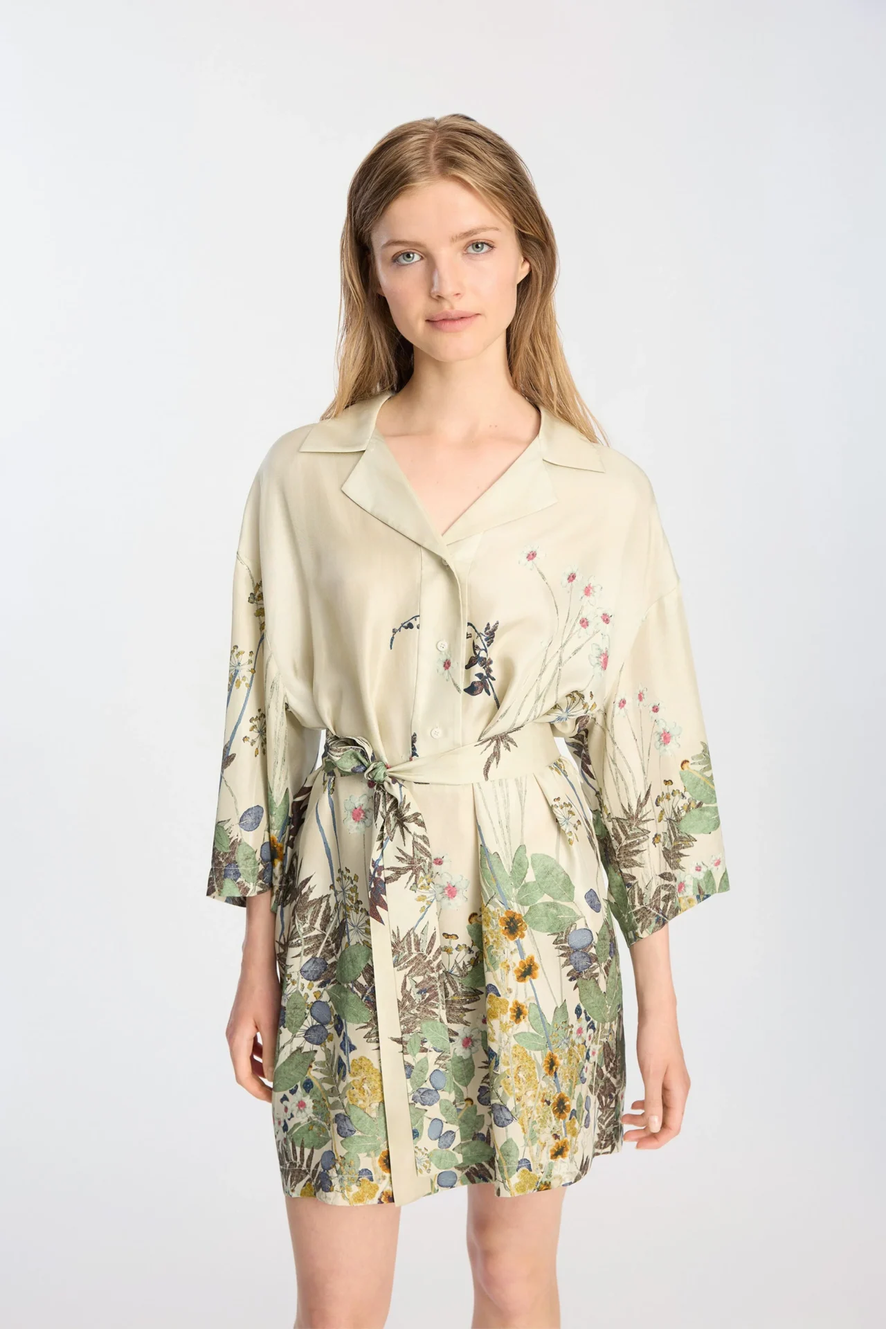 Munthe Ratana Dress Print Creme