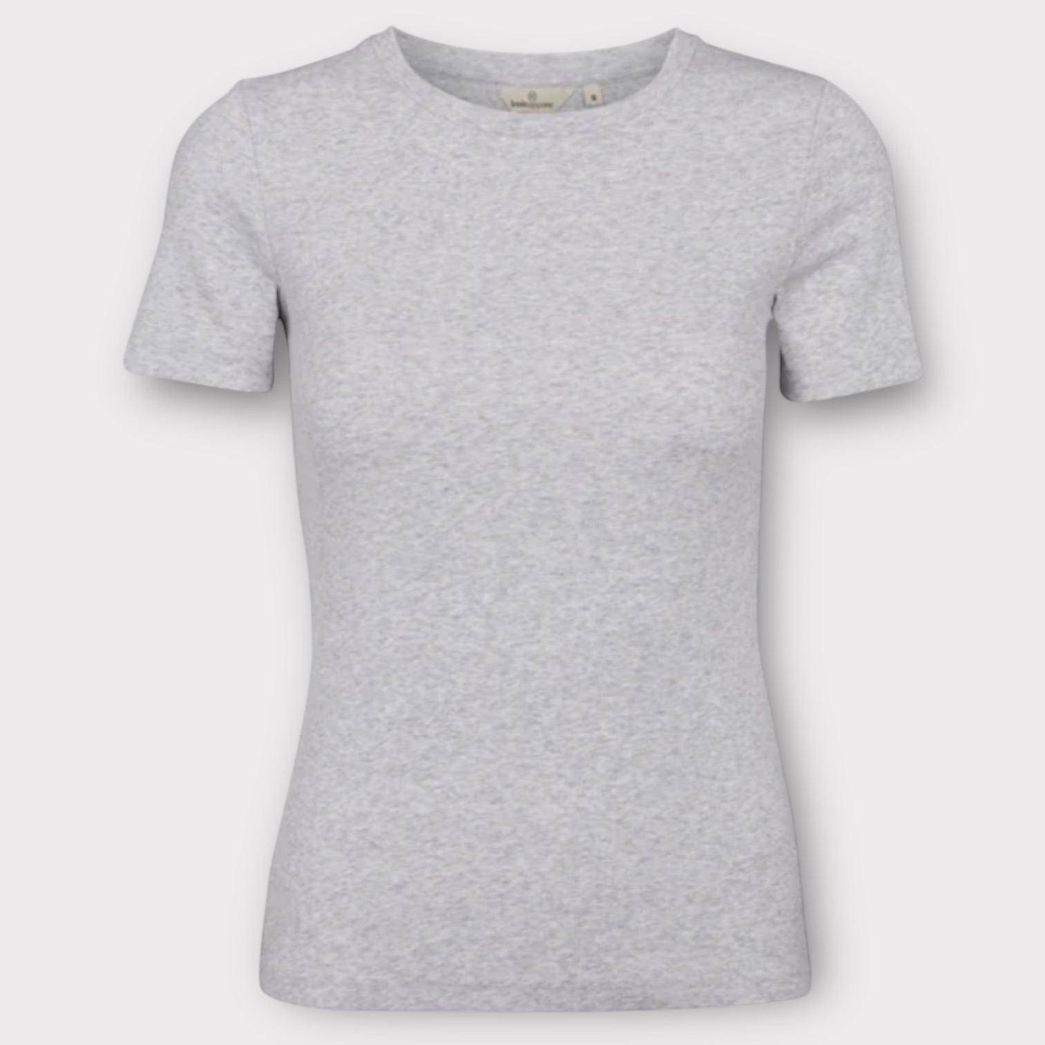 Basic Apparel Ludmilla O-Neck - Grey Mlg