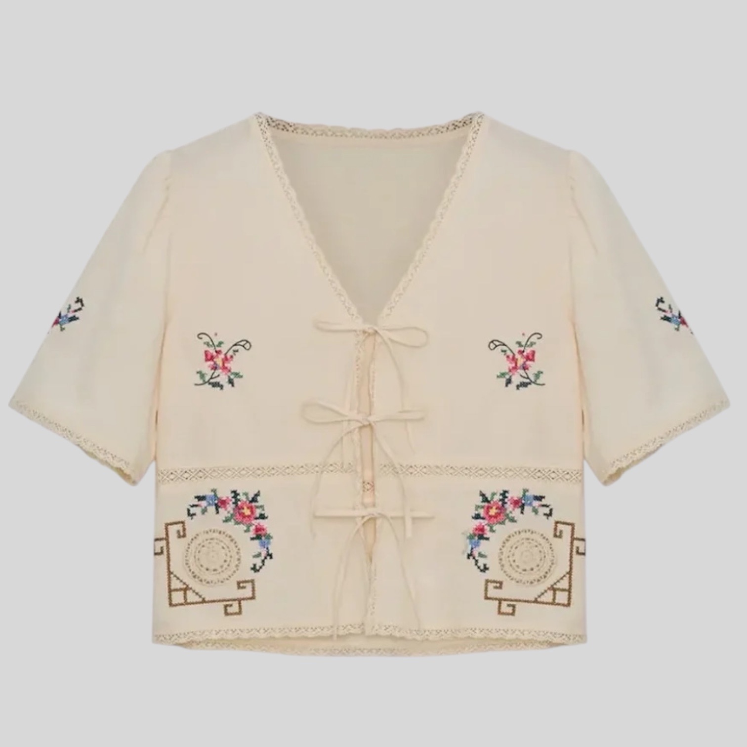 The New Society Narcise Blouse Ecru