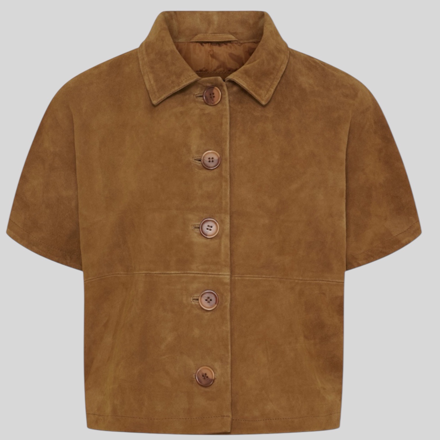 BTF CPH Lucia Suede Jacket Caramel