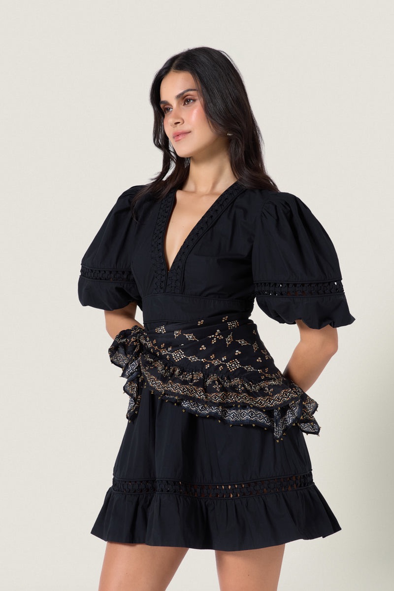 Scarlett Poppies Reena Scarf Black