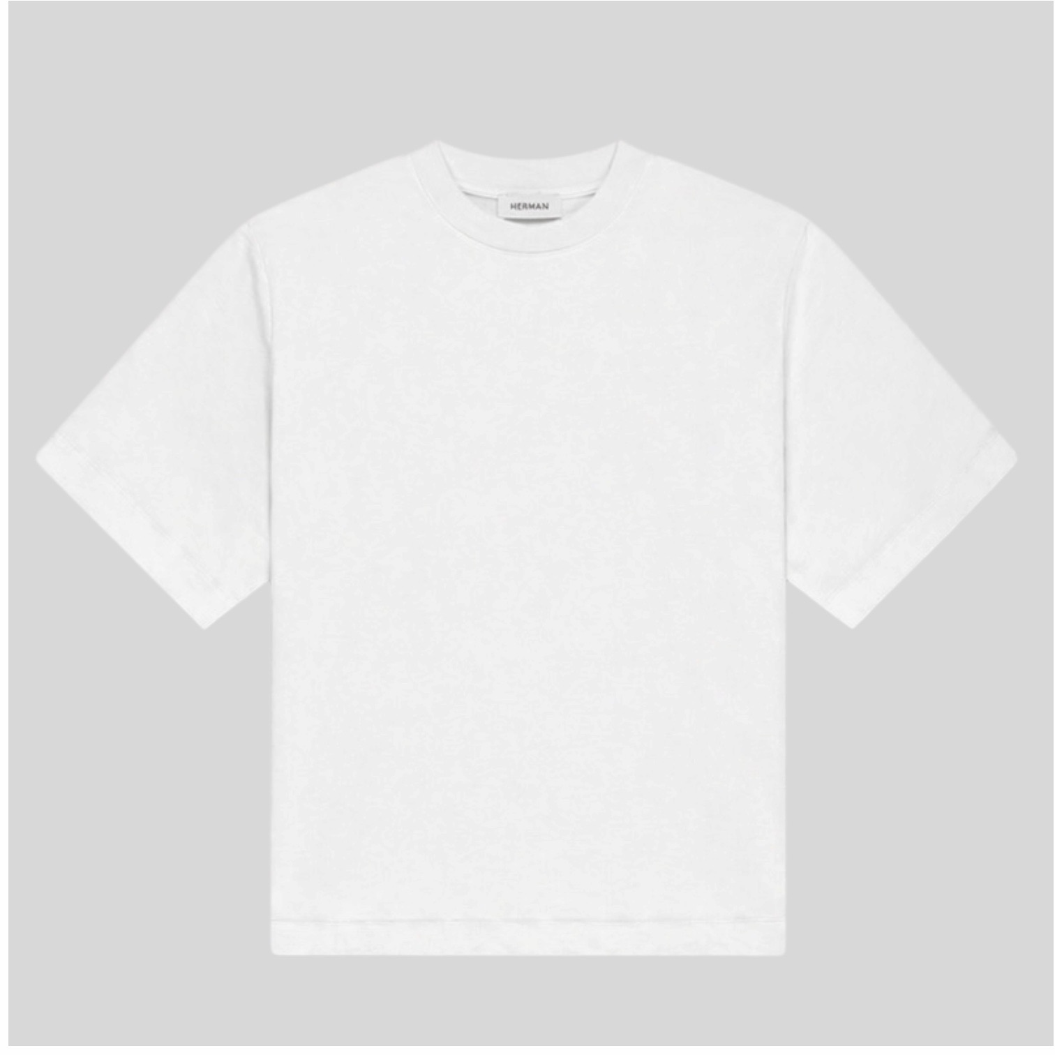 HERMAN Boxy T-Shirt White