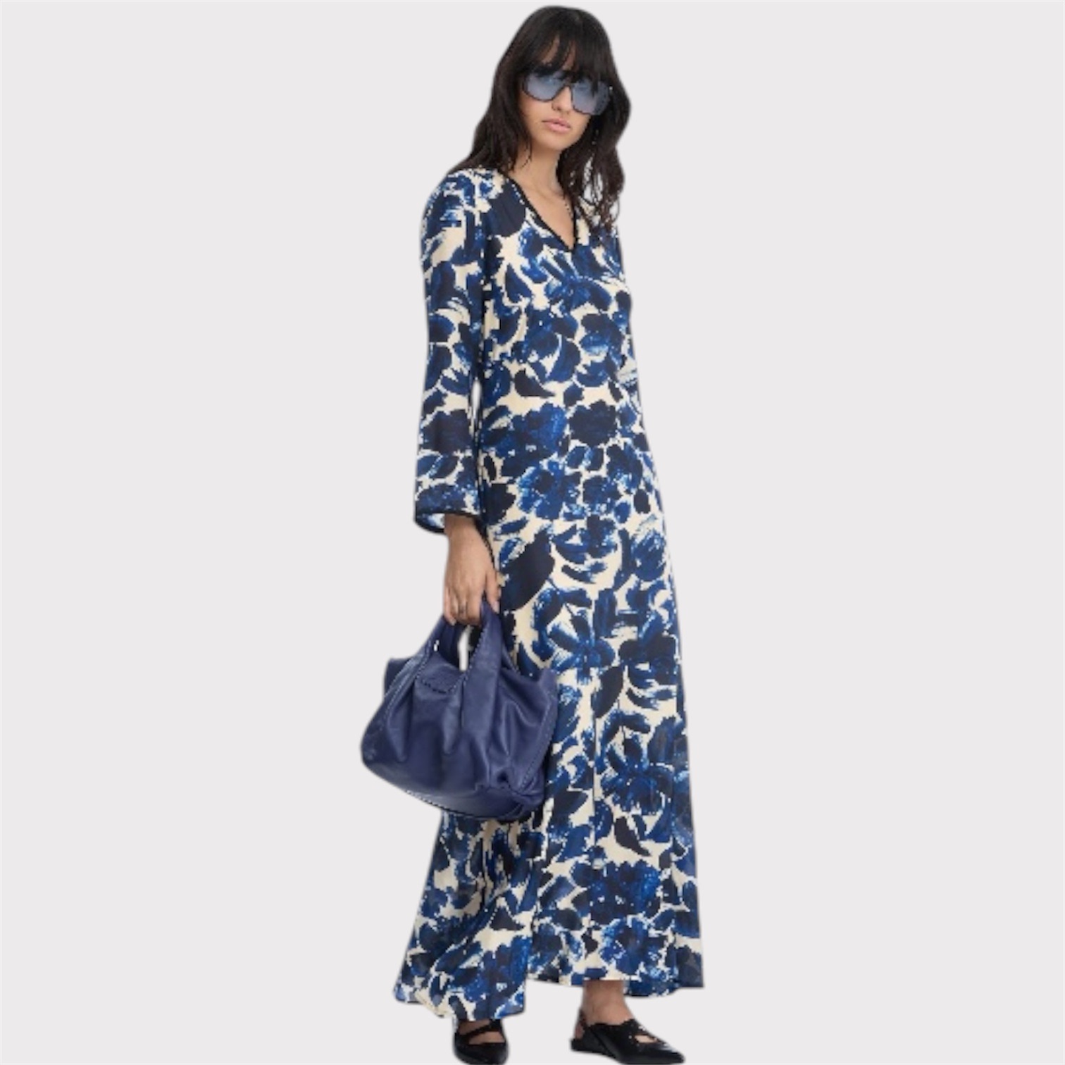 Munthe Naola Print Indigo