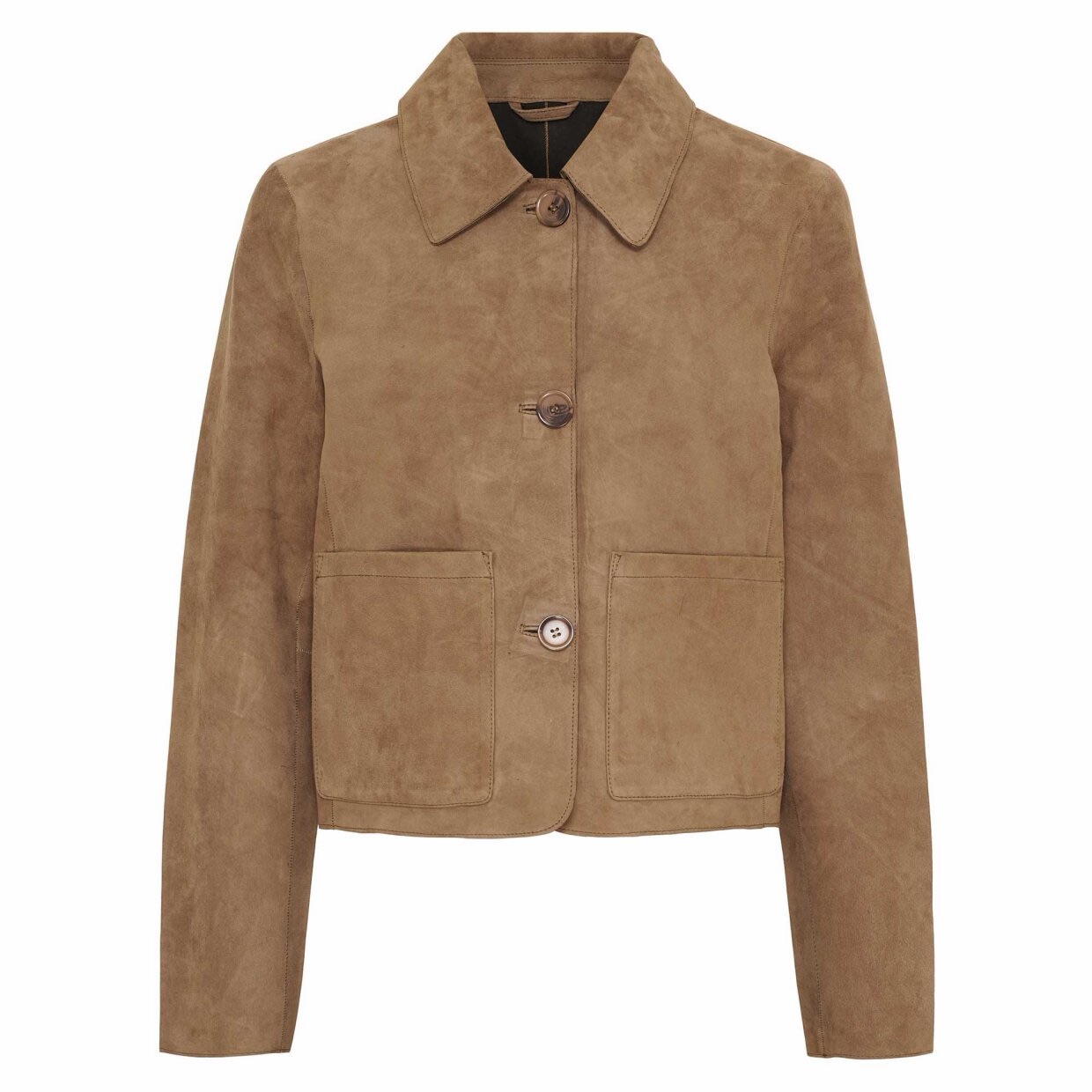 BTF CPH Sonja Suede Jacket Nude Brown