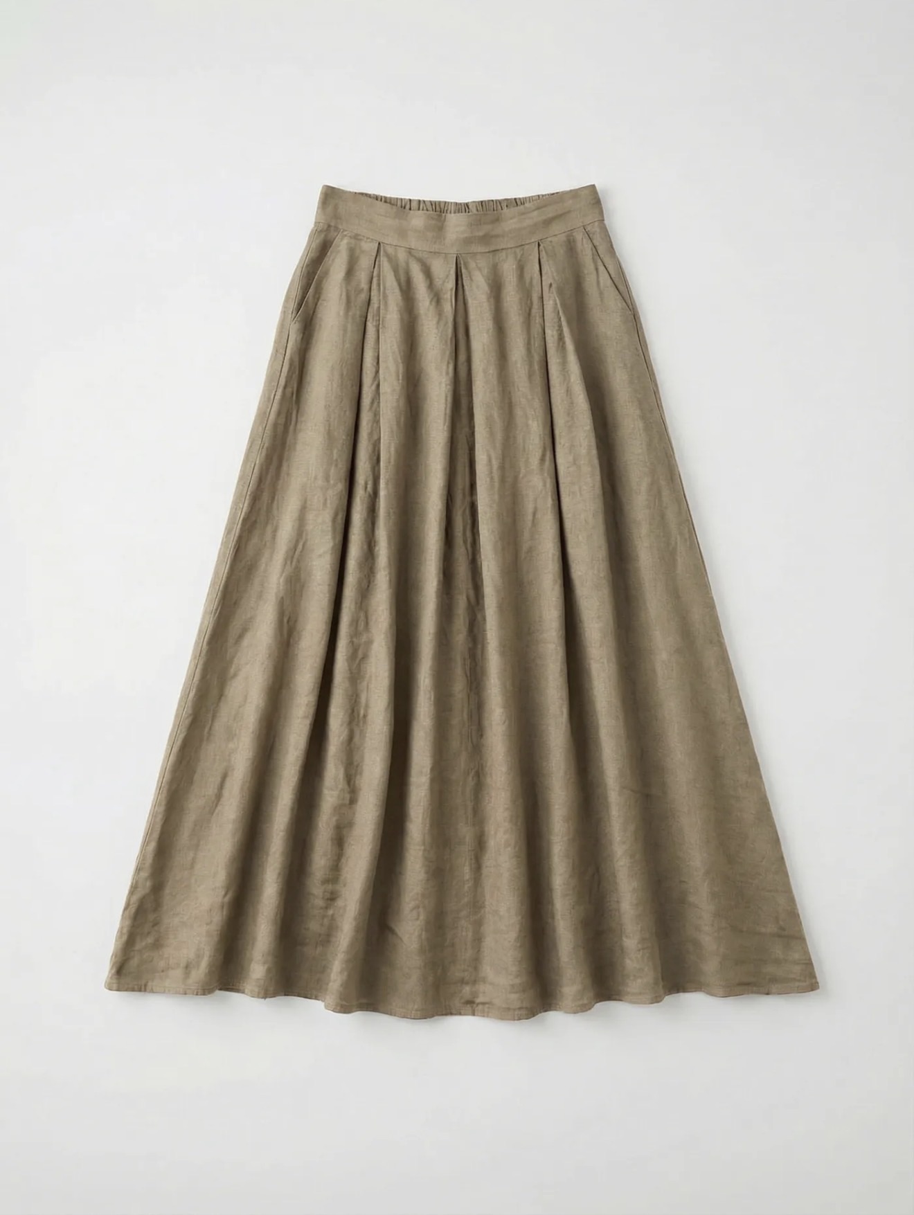 Linen Skirt Caramello