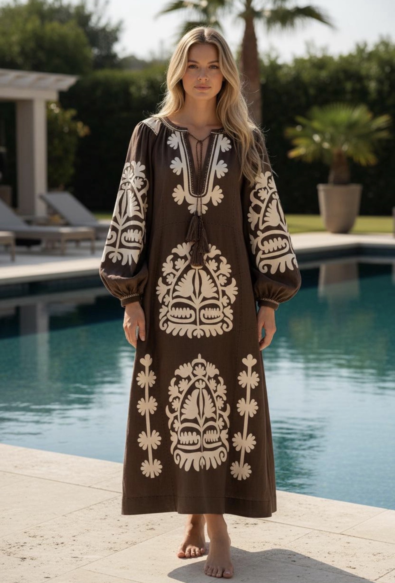Store51 Ukraine Dress Chocolat