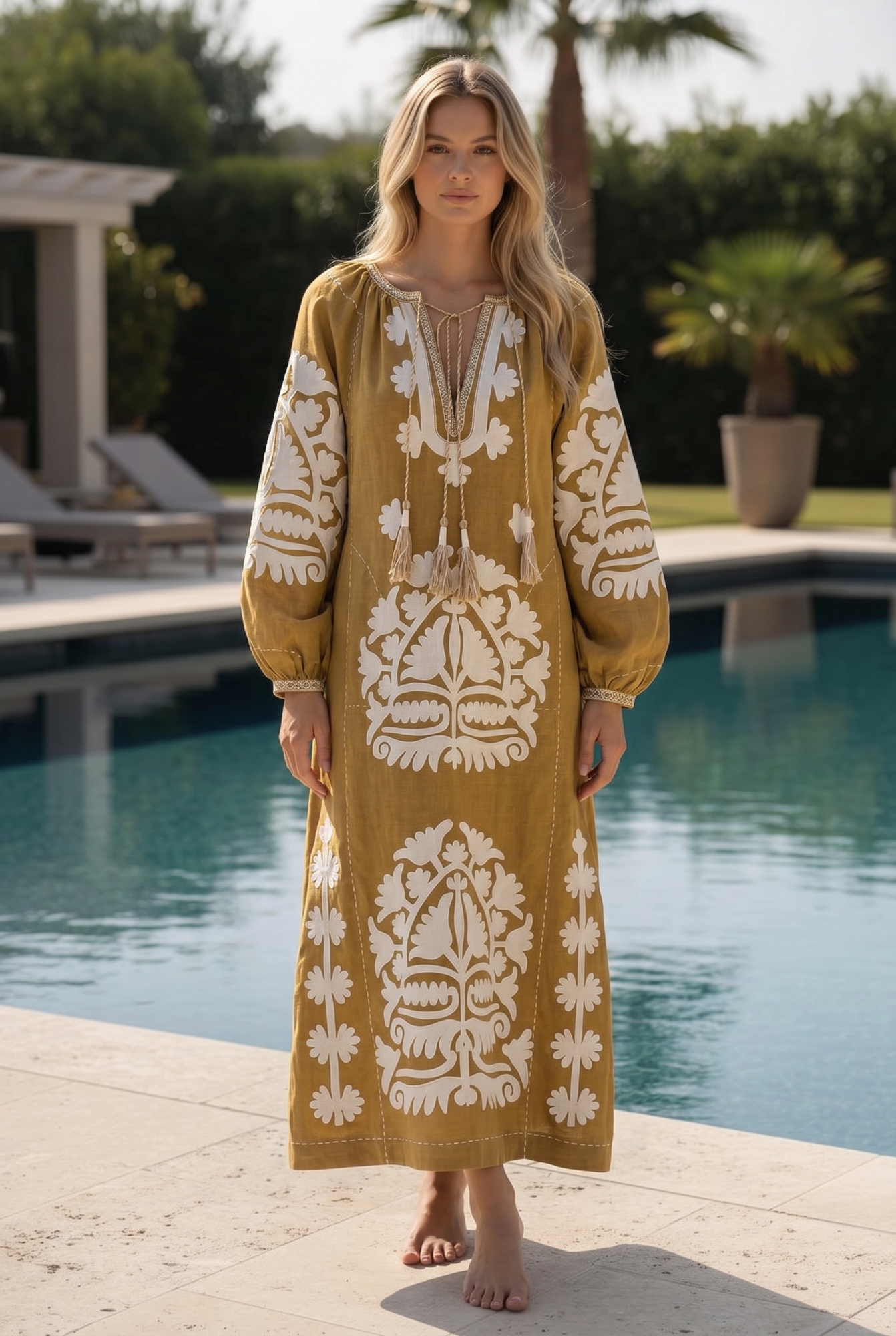 Store51 Ukraine Dress Camel