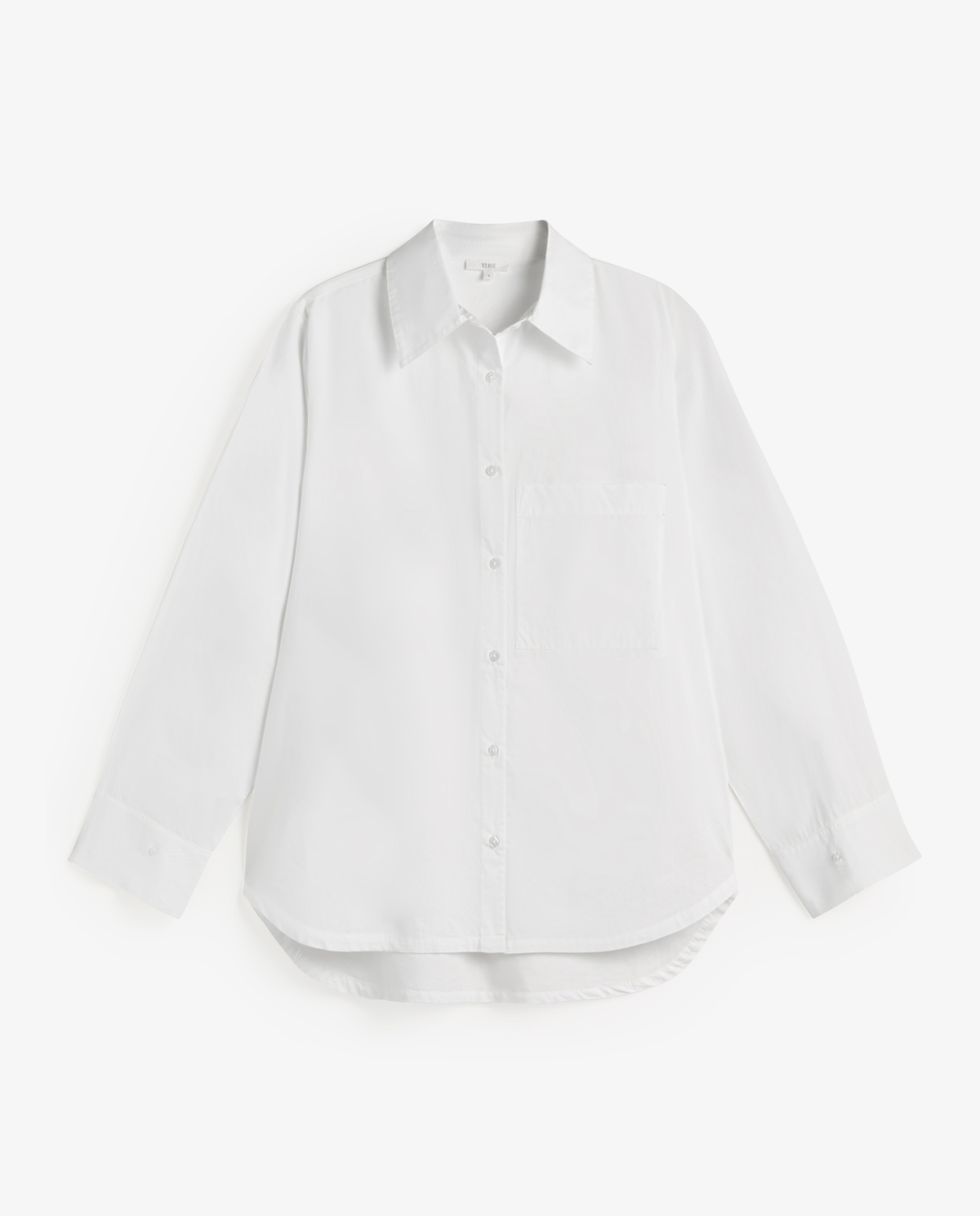 YERSE Oversize Poplin Shirt White