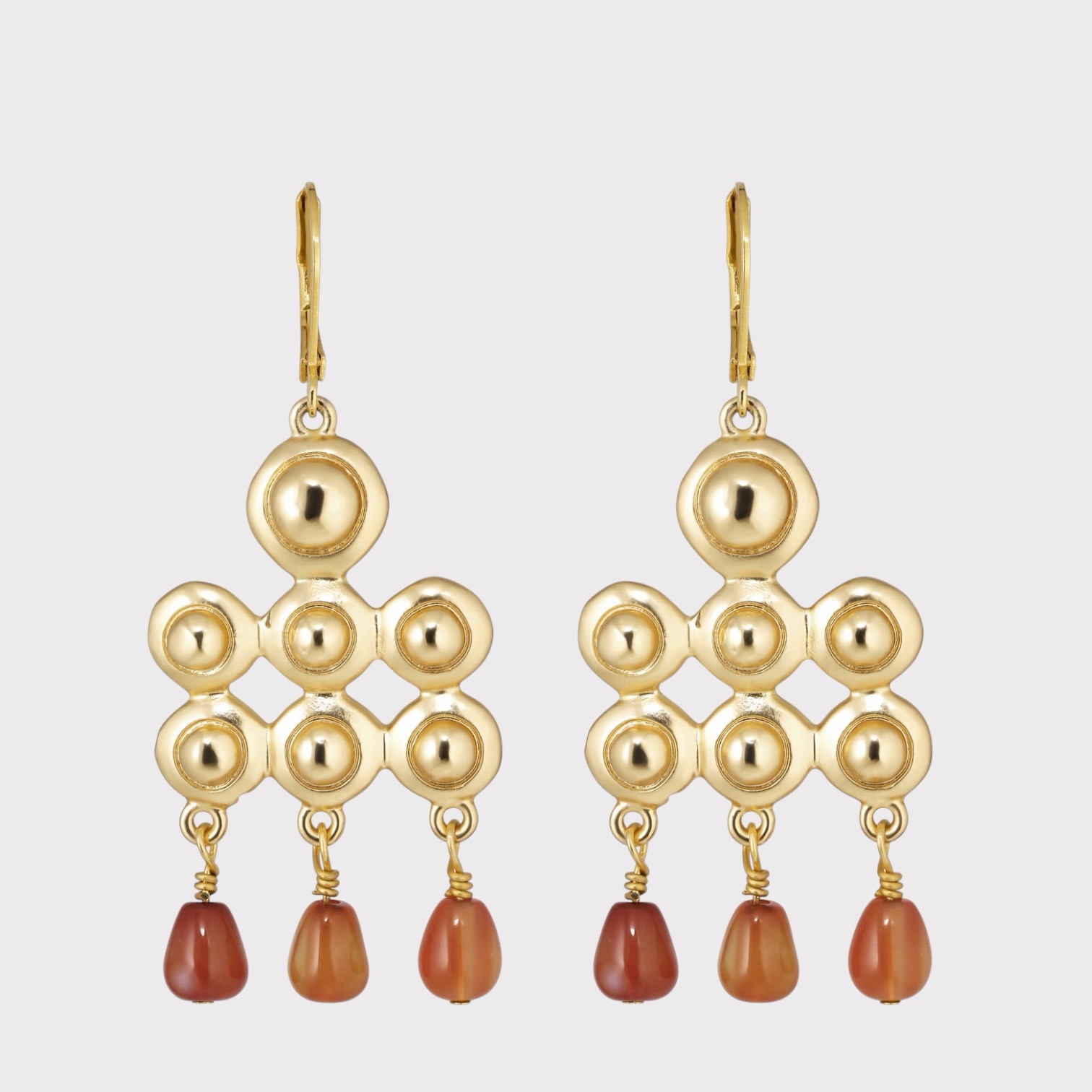 Plissé Cph Bolette Earring Rust