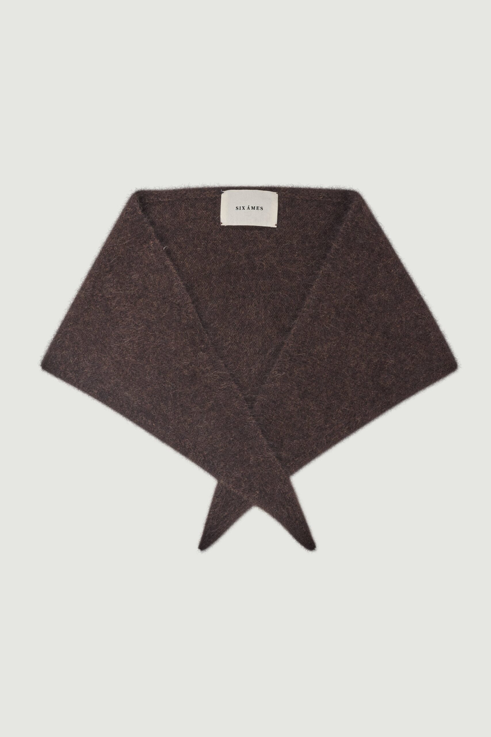 Six Ames Paula Scarf Espresso Brown