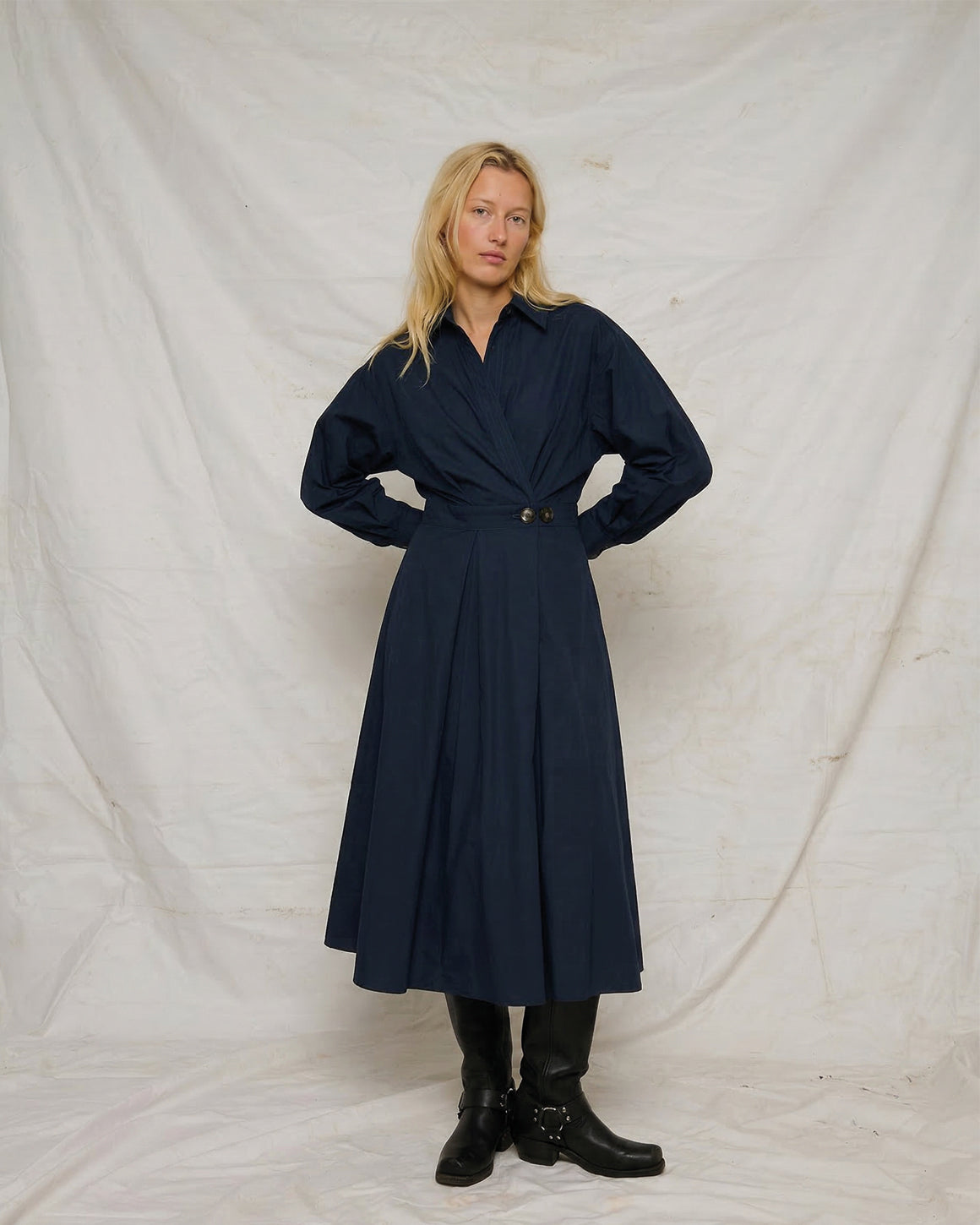 La Rouge Pia Dress Navy